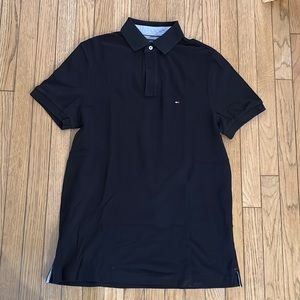 Black Tommy Hilfiger polo